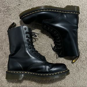 1490 Smooth Leather Mid Calf Boots